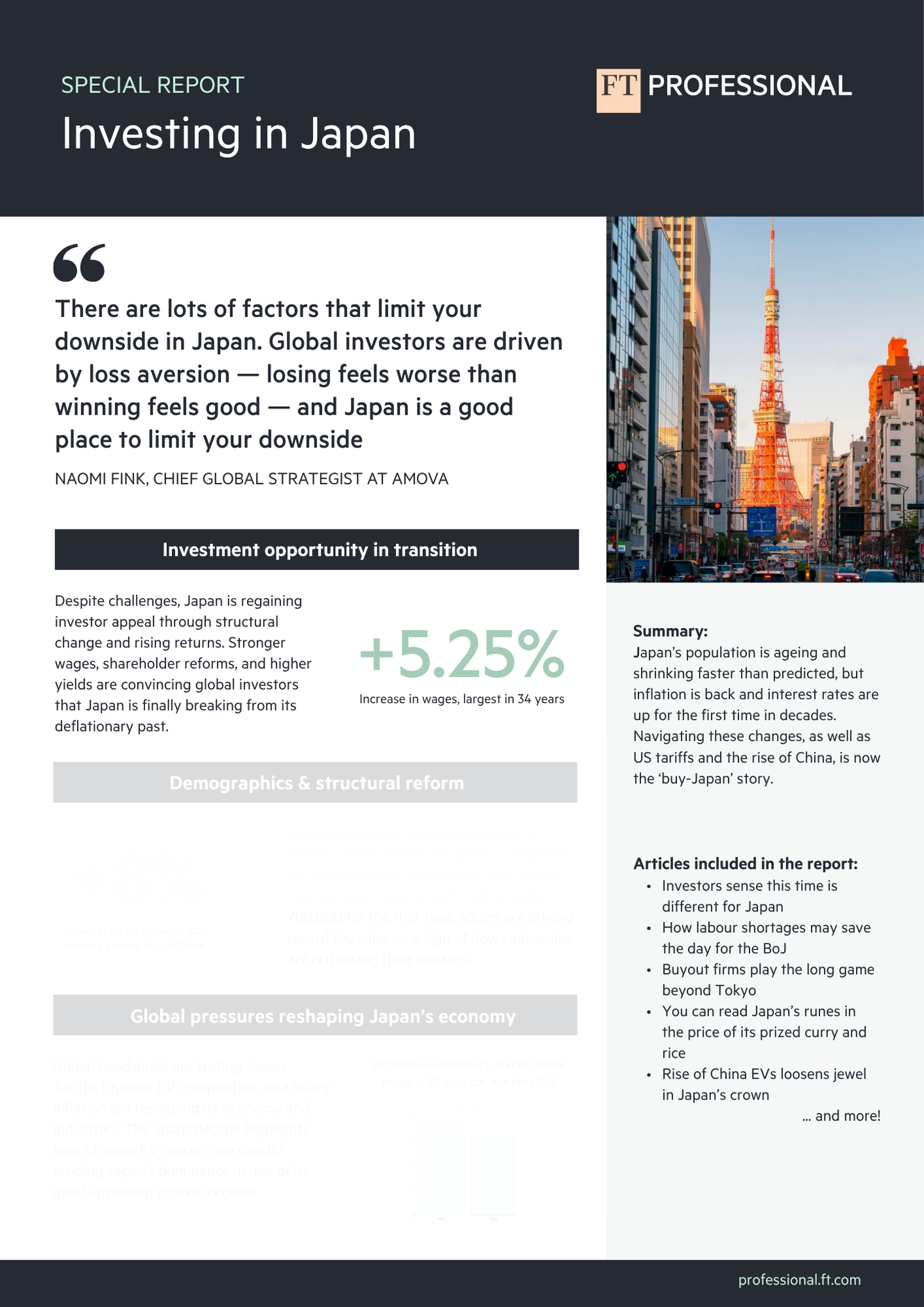 Investing in Japan masked