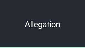 Allegation image