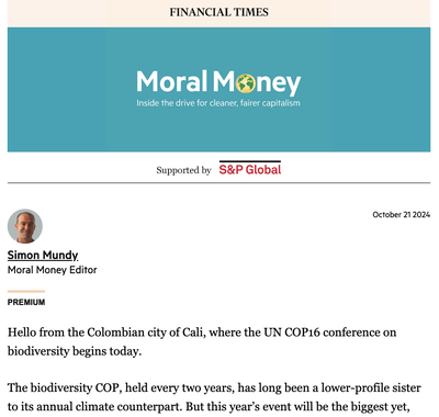 Moral Money newsletter