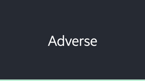 Adverse image