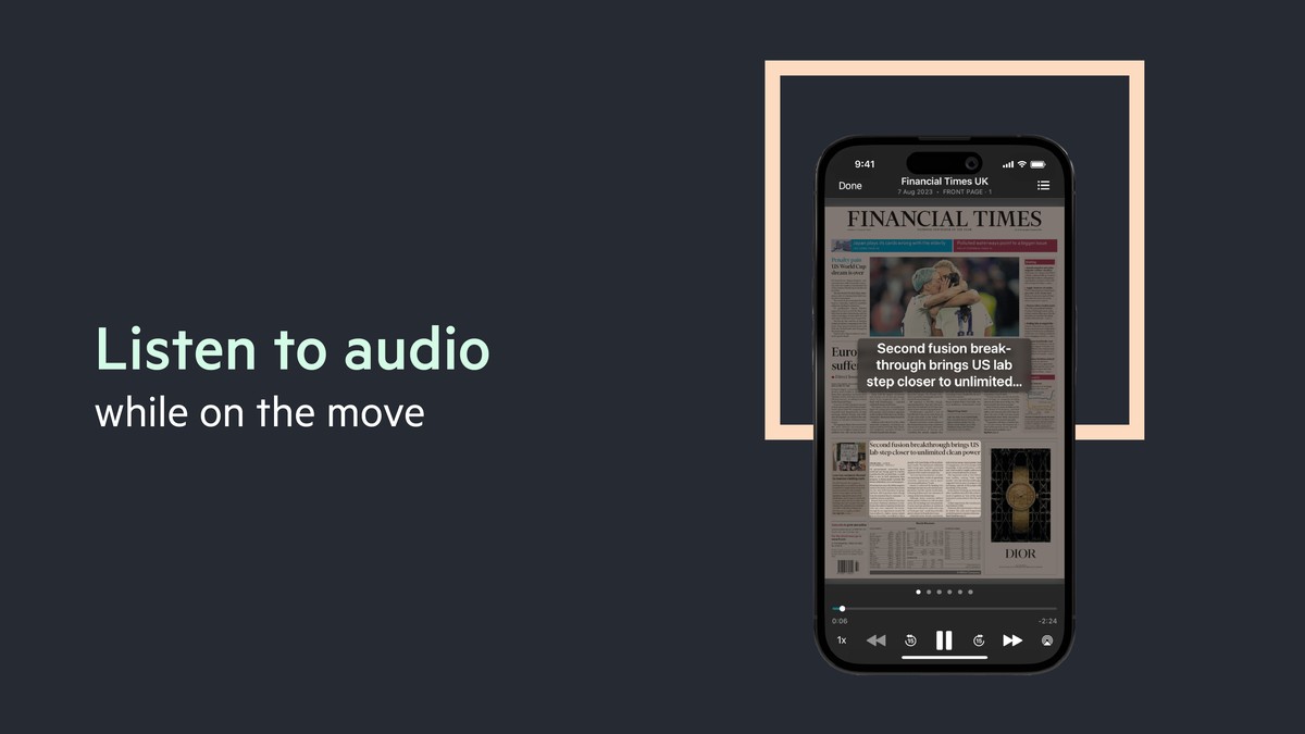 Discover The FT Digital Edition app | FT Professional