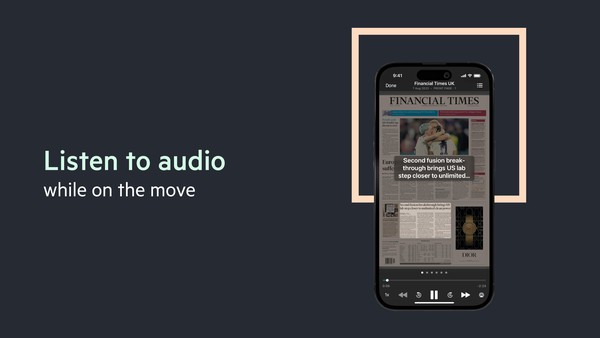 Listen to audio on the move