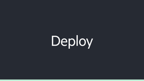 Deploy image